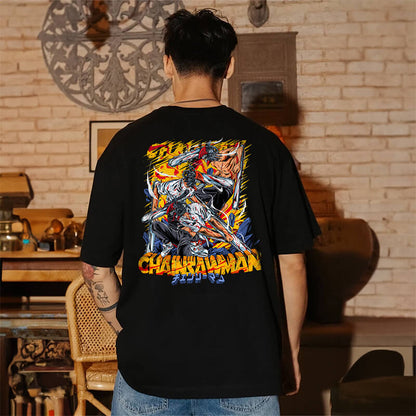 Chainsawman Back print Oversized T-Shirt for Men