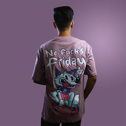 No Fuck Friday Oversized T-Shirt for Men