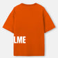 Orange Chillme Basic Oversized T-Shirt