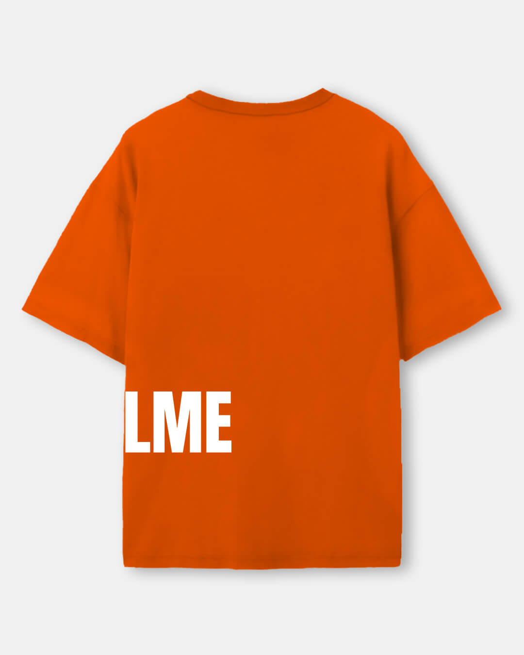 Orange Chillme Basic Oversized T-Shirt