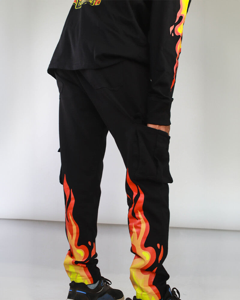 Black Pants with Red Flames | Vision of Super – Vision of Super - Online  Streetwear Store