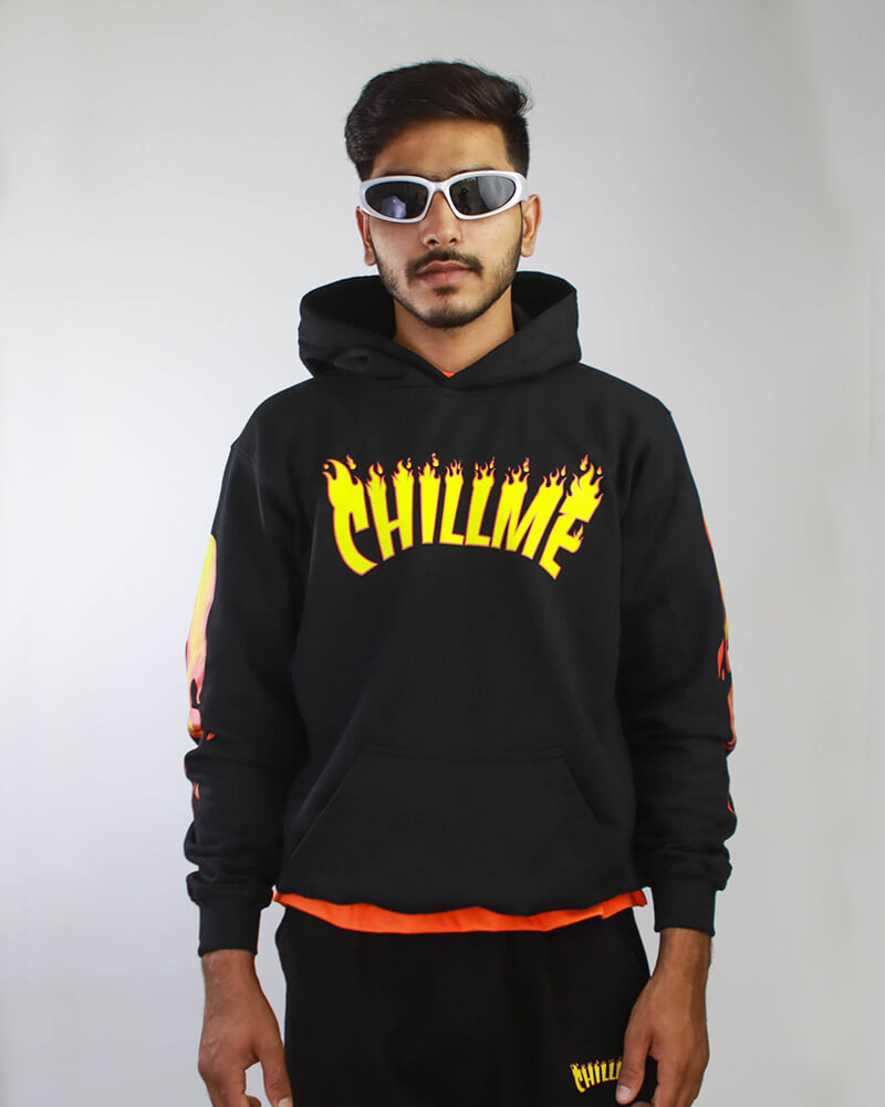 Chillme Flame Fire Hoodie