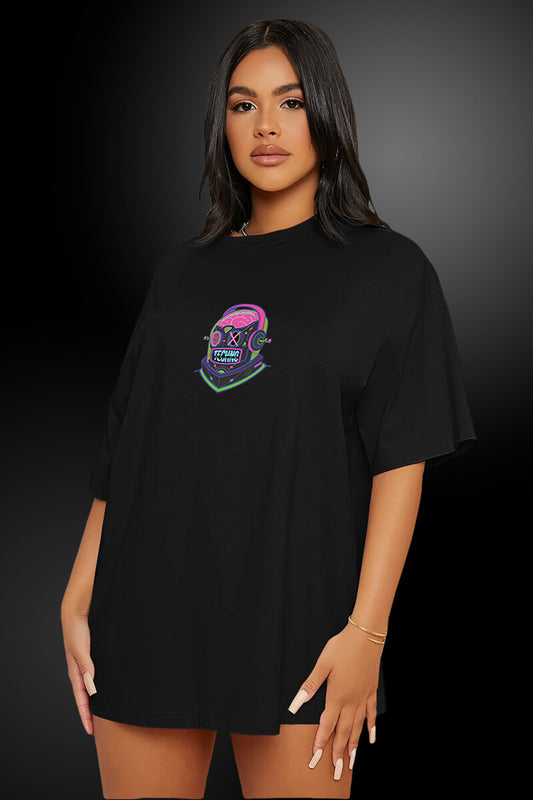 Techno Oversized T-Shirt for Women