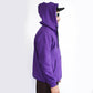 Solid Purple Color Oversized Hoodie - chillme