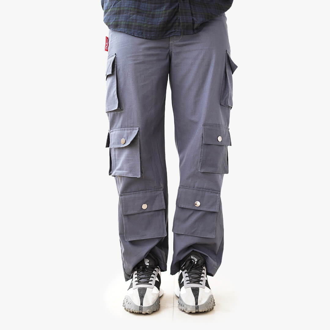 Grey Cargo with 12 Pockets