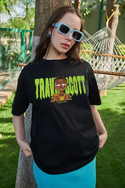 Travis Scott Oversized T-Shirt for Women