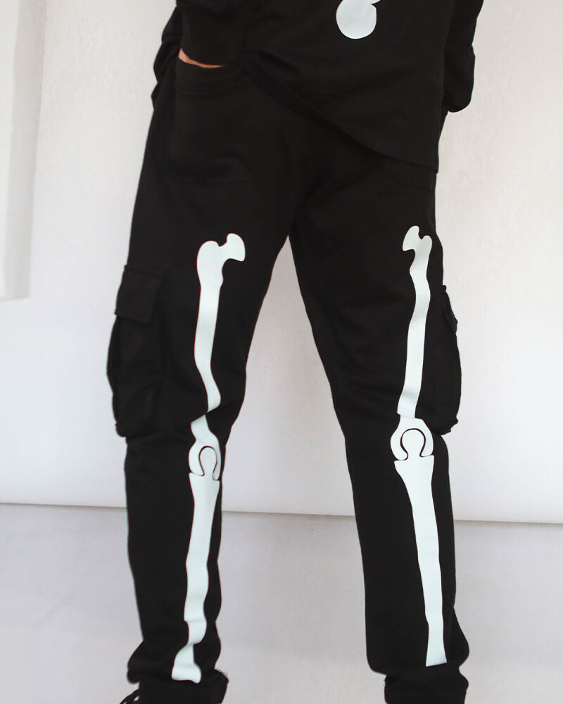 Skeleton 6 Pocket Cargo Pant | chillme