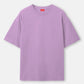 Lavender solid Oversized Tshirt