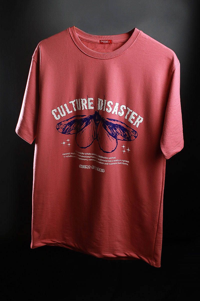 Culture Disaster Baggy Tshirt | baggy t-shirt | chillme | Front view